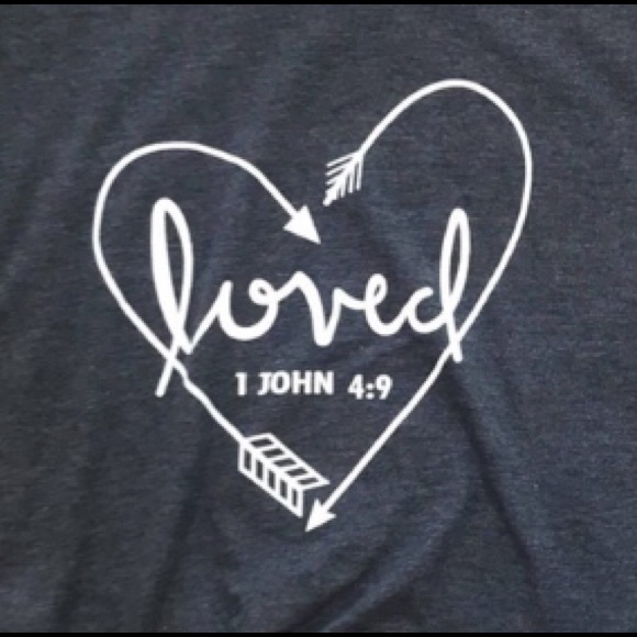 “Loved” tee **BRAND NEW** - Picture 2 of 3